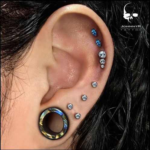 LABRET TRINITY GEM LINE - TITANIO ASTM F136 - GRADO IMPLANTE