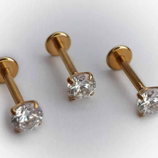 LABRET ZIRCONIA - TITANIUM ASTM F 136 - GRADO IMPLANTE