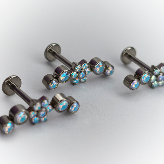 LABRET CLUSTER FLOR GEMS - GRADO IMPLANTE