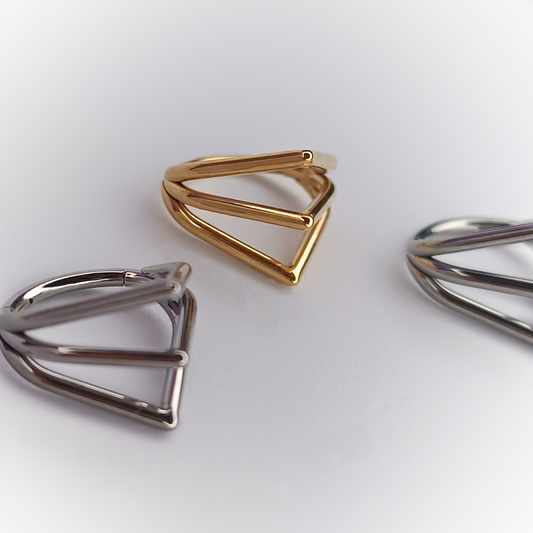 ARGOLLA -TRIPLE TEARDROP – ASTM F136 TITANIUM