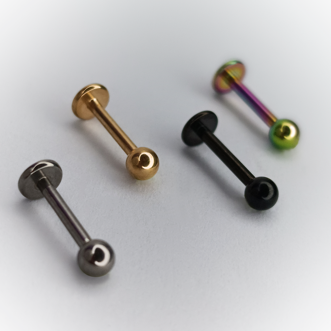 LABRET BALL - ASTM F136 TITANIUM
