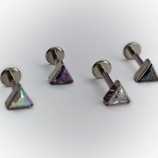 LABRET TRINGLE GEM - TITANIUM ASTM F136 - GRADO IMPLANTE