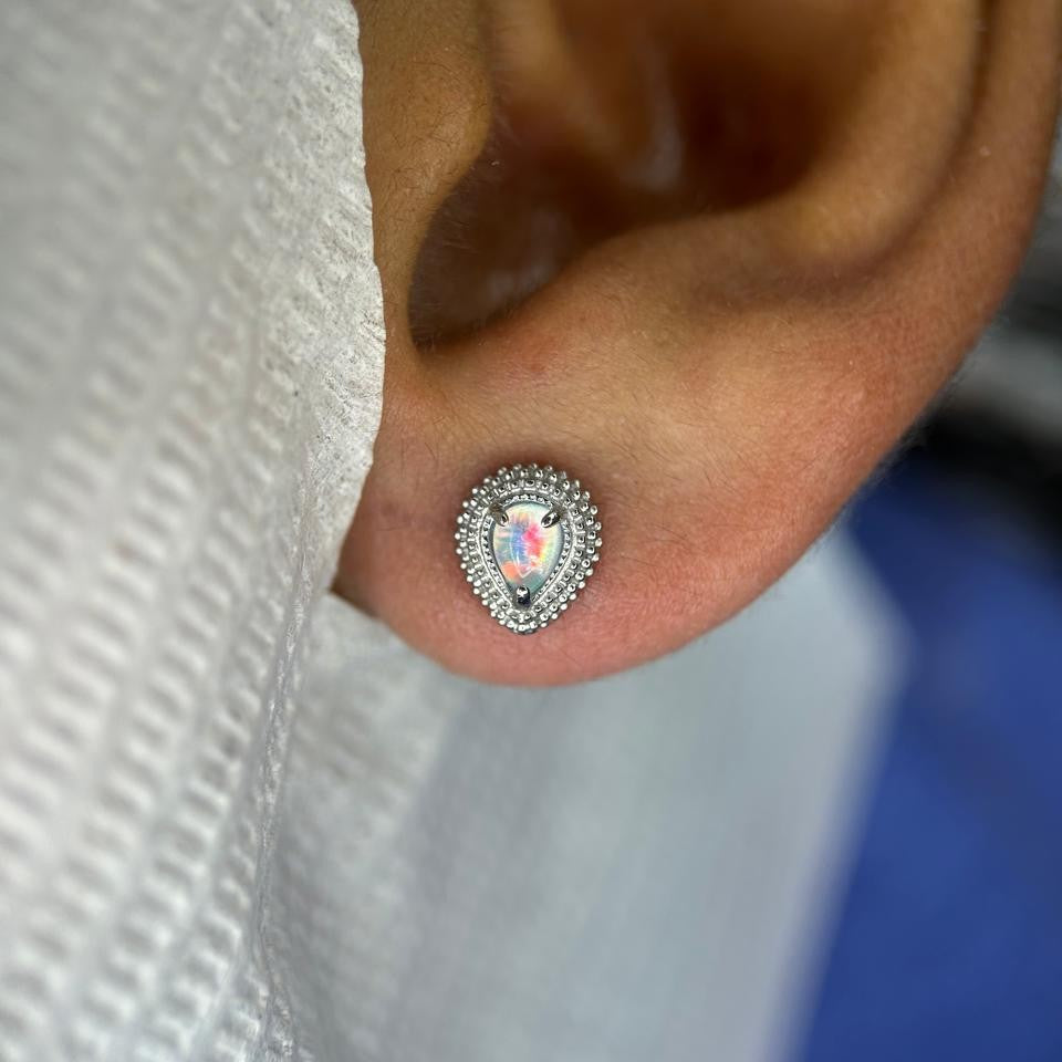 LABRET - GOLDEN AURA DROP - ASTM F136 TITANIUM