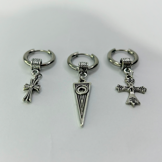 EARRINGS – DESIGN - ACERO QUIRÚRGICO
