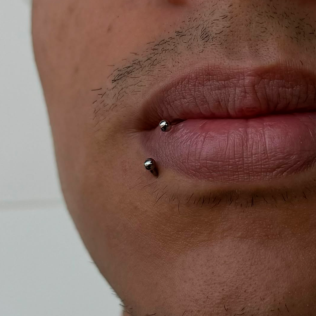 SEMI ARGOLLA - IRIDESCENT AND SILVER - ACERO QUIRÚRGICO 316L