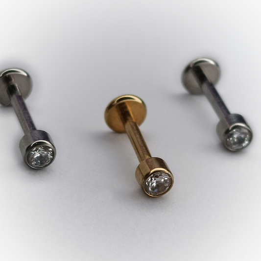 LABRET GEM - TITANIUM ASTM F136 - GRADO IMPLANTE