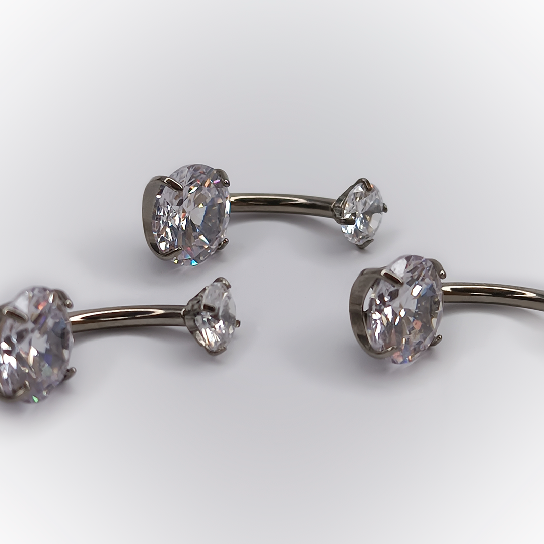 NAVEL PIERCING – ZIRCONIA – ASTM F136 TITANIUM