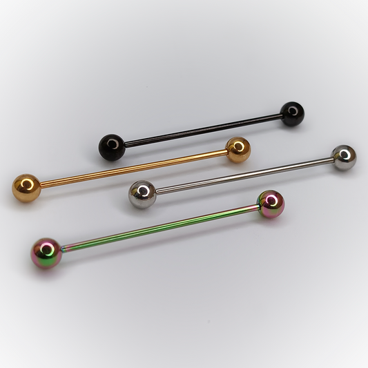 INDUSTRIAL PIERCING - BARRA DE COLORES - ACERO QUIRÚRGICO 316L