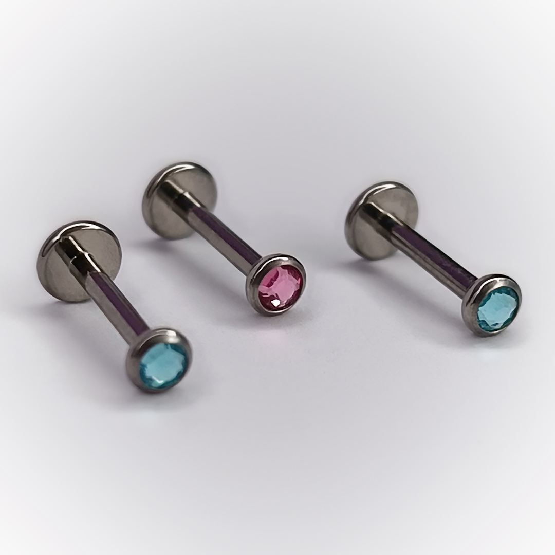 LABRET - SMALL GEM – ASTM F136 TITANIUM