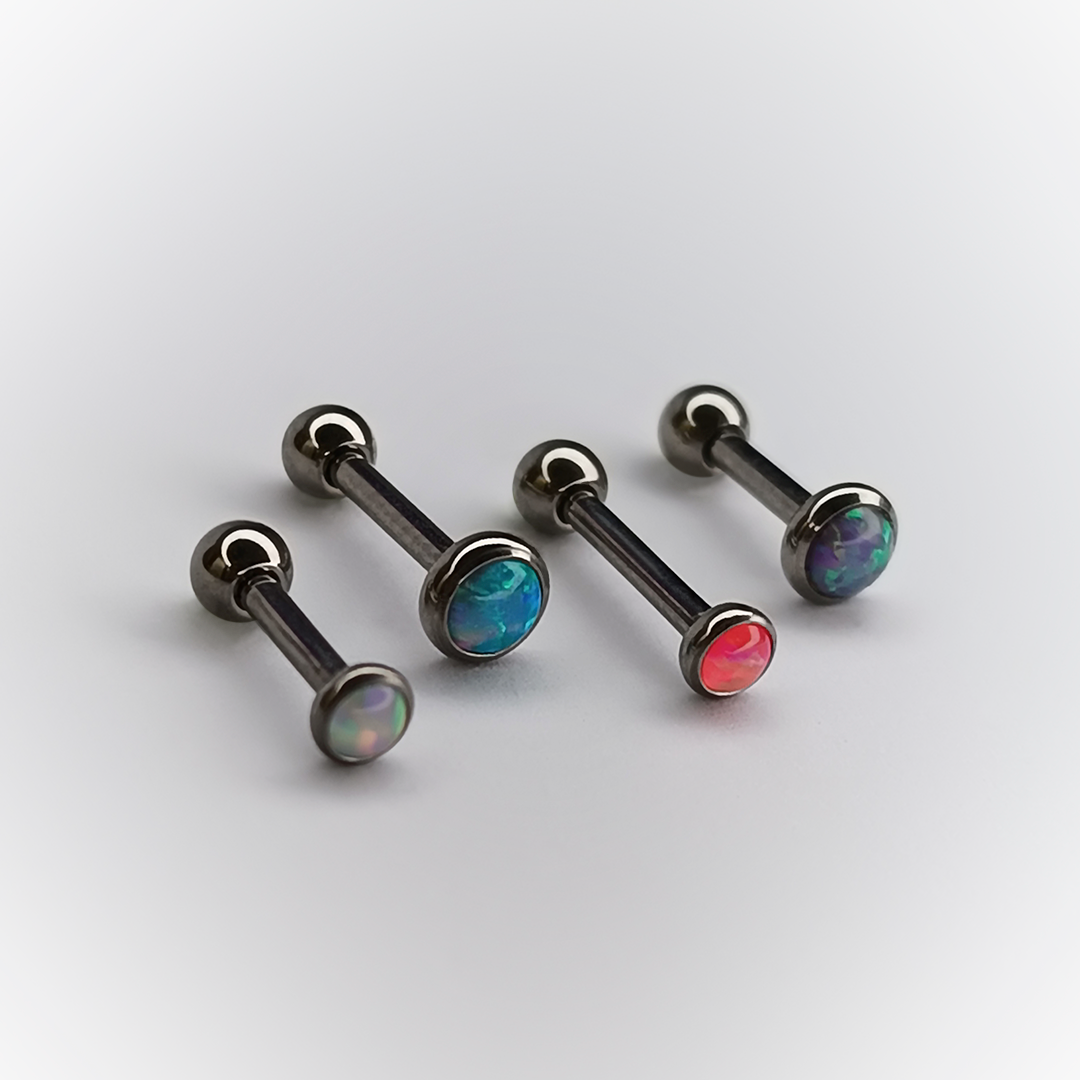 LABRET OPALO - TITANIUM ASTM 136 - GRADO IMPLANTE