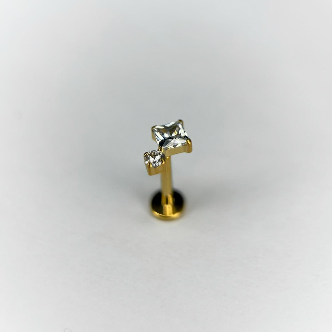 LABRET - ROYAL TWIN SPARK - ASTM F136 TITANIUM