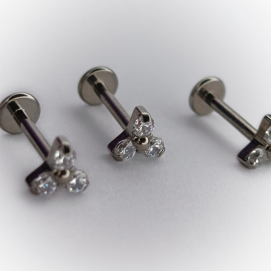 LABRET TRINITY GEMS - TITANIUM ASTM F136 - GRADO IMPLANTE
