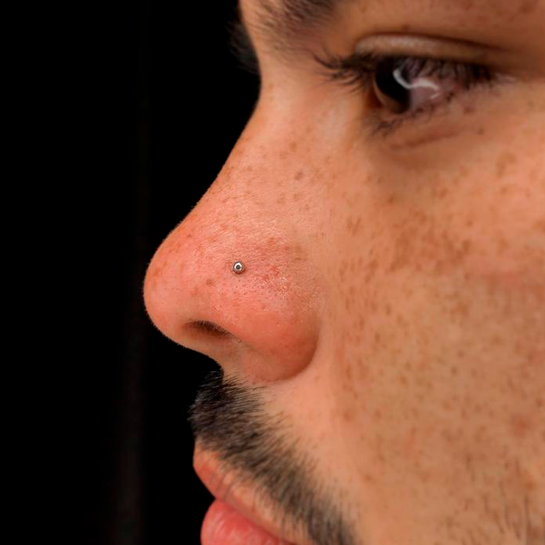 NOSTRIL TOPE ESFERA  - ACERO QUIRURGICO 316L