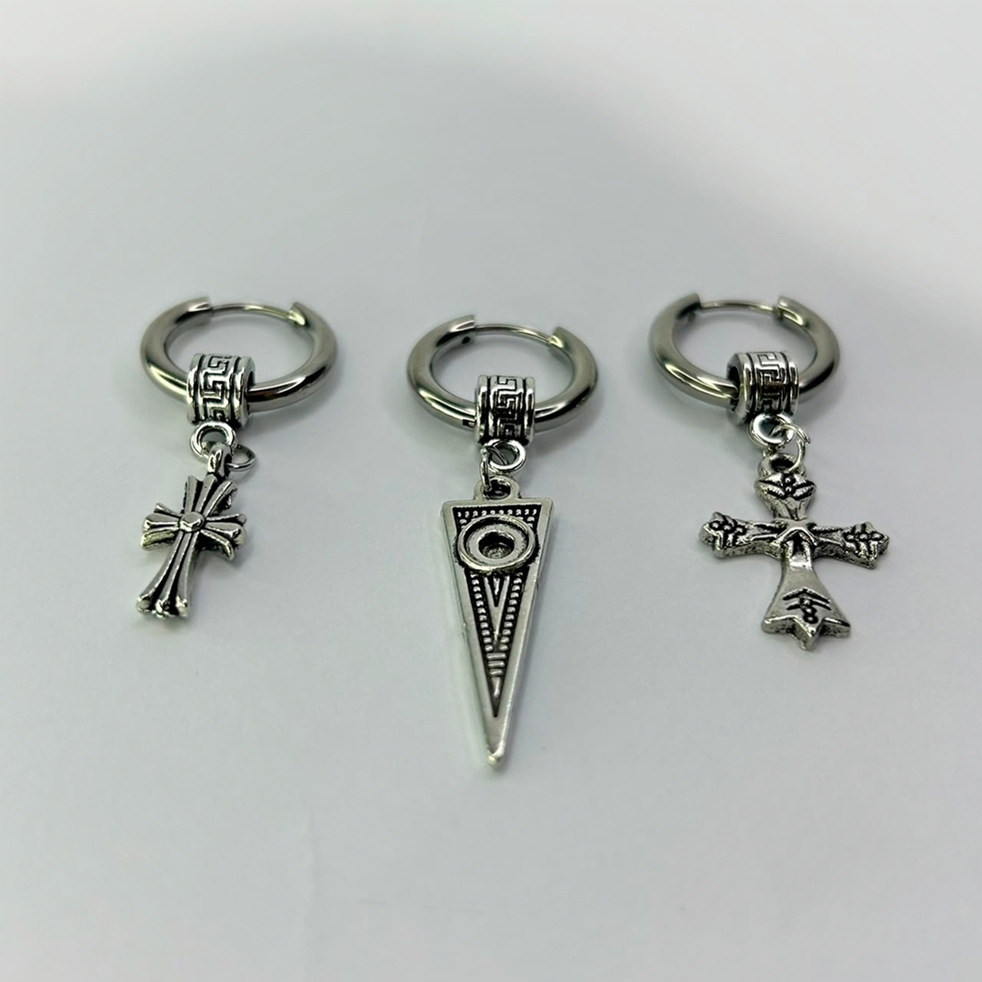EARRINGS – DESIGN - ACERO QUIRÚRGICO