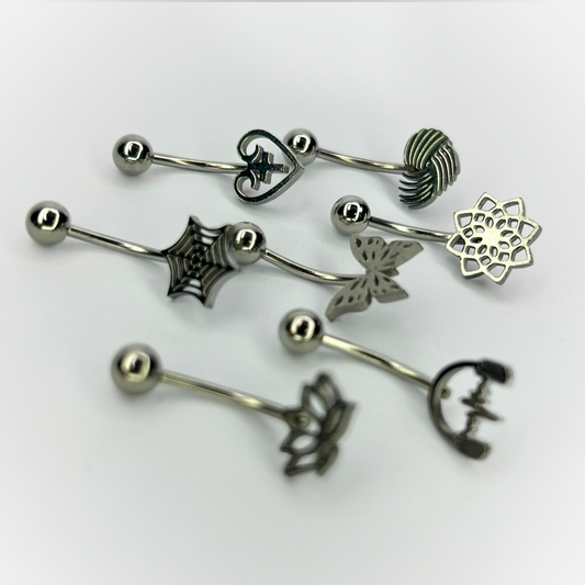 NAVEL PIERCING - DESIGN - ACERO QUIRÚRGICO 316L