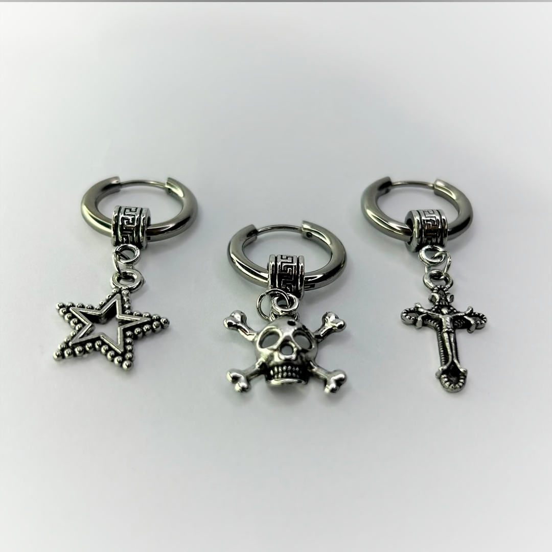 EARRINGS – DESIGN - ACERO QUIRÚRGICO