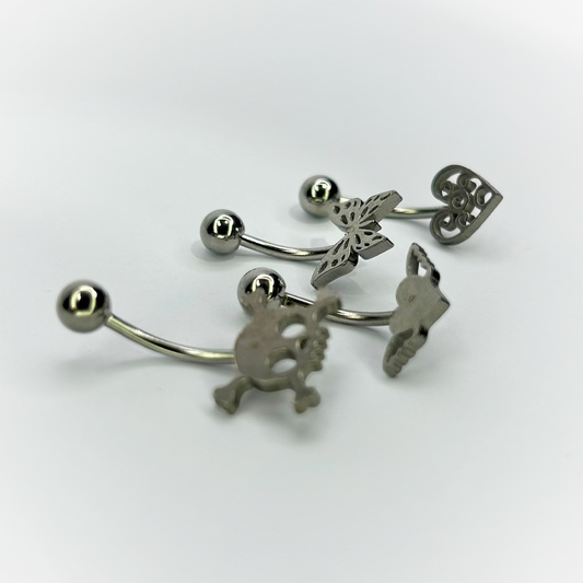 NAVEL PIERCING - DESIGN - ACERO QUIRÚRGICO 316L