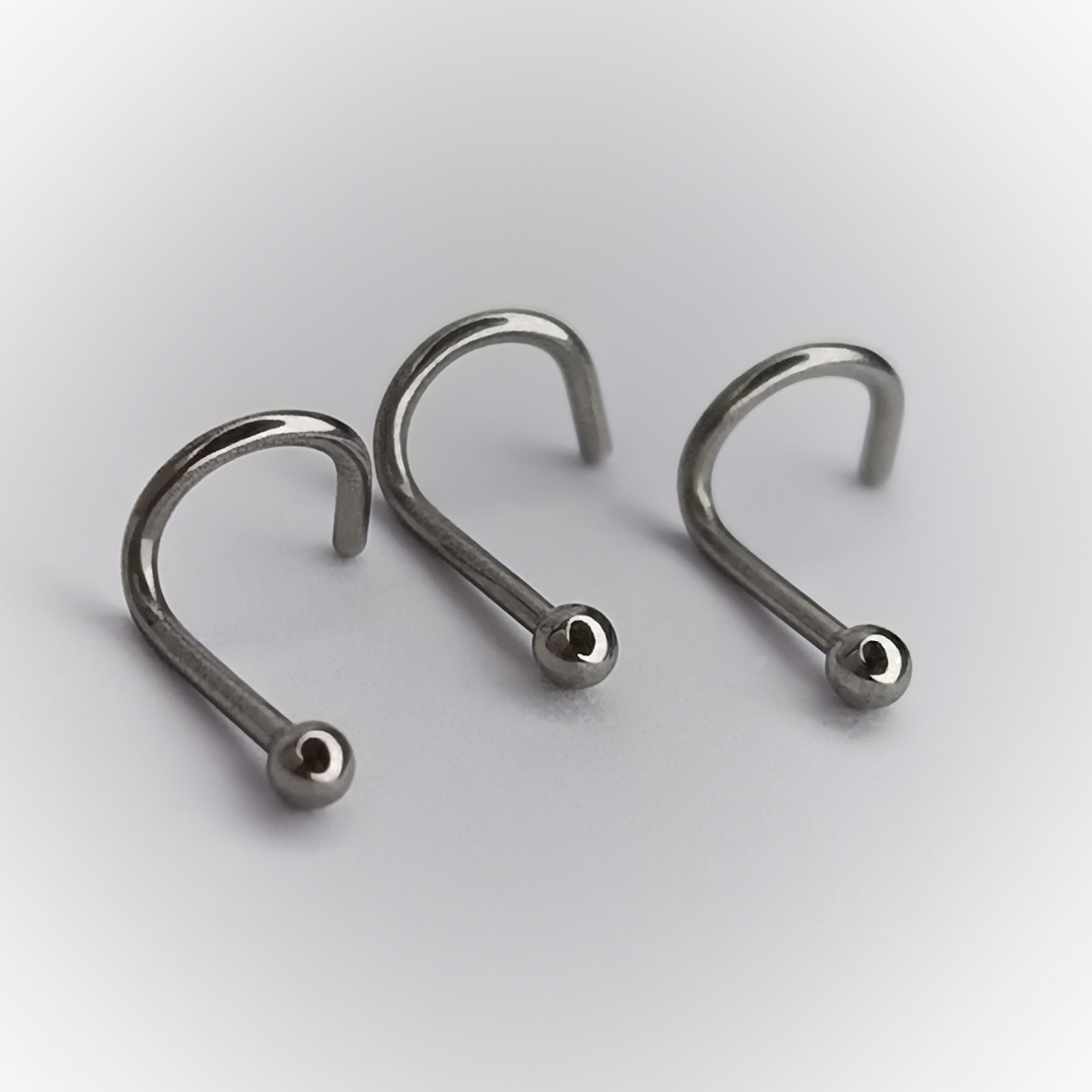 NOSTRIL TOPE ESFERA  - ACERO QUIRURGICO 316L