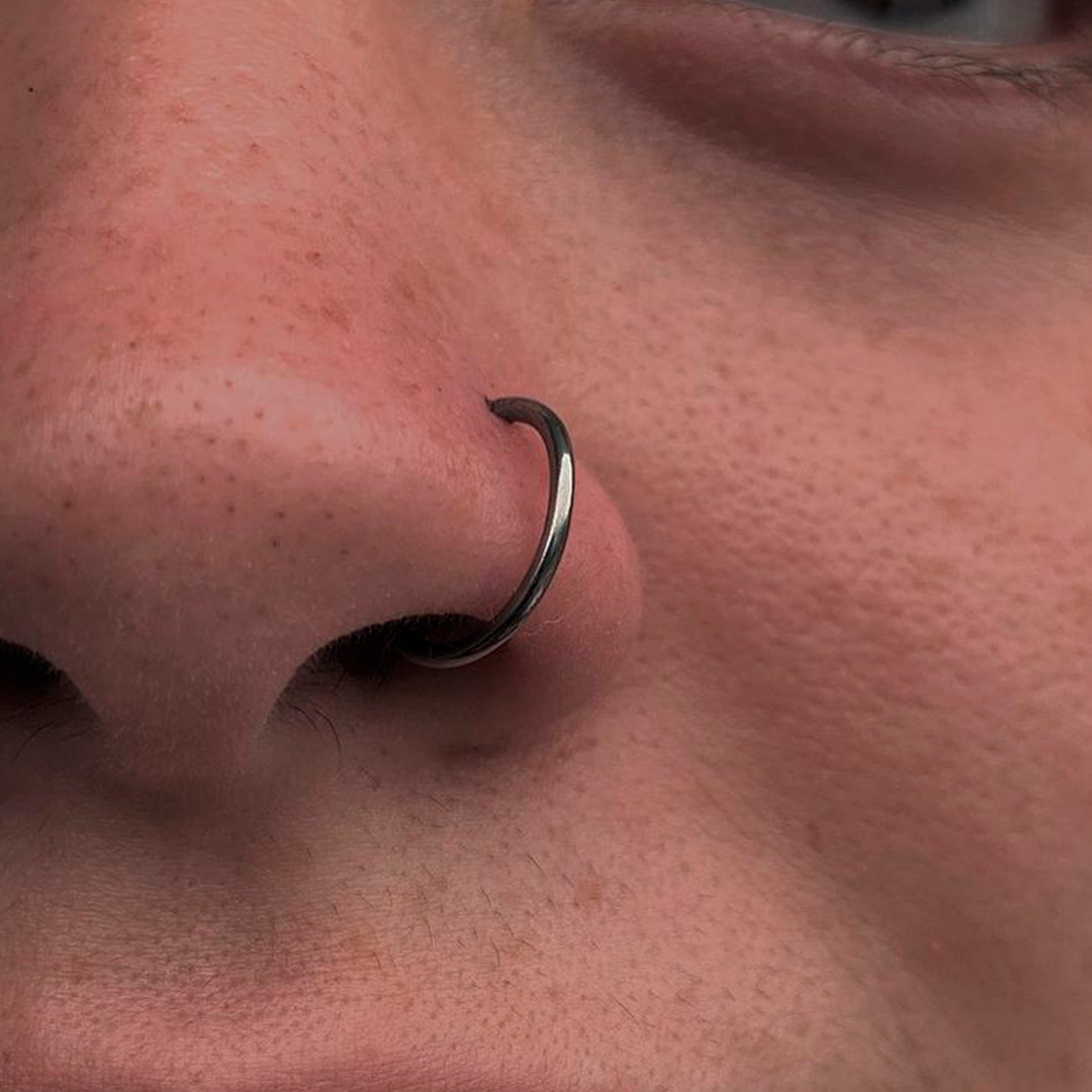 NOSTRIL PIERCING - G-RING - ACERO QUIRURGICO 316L