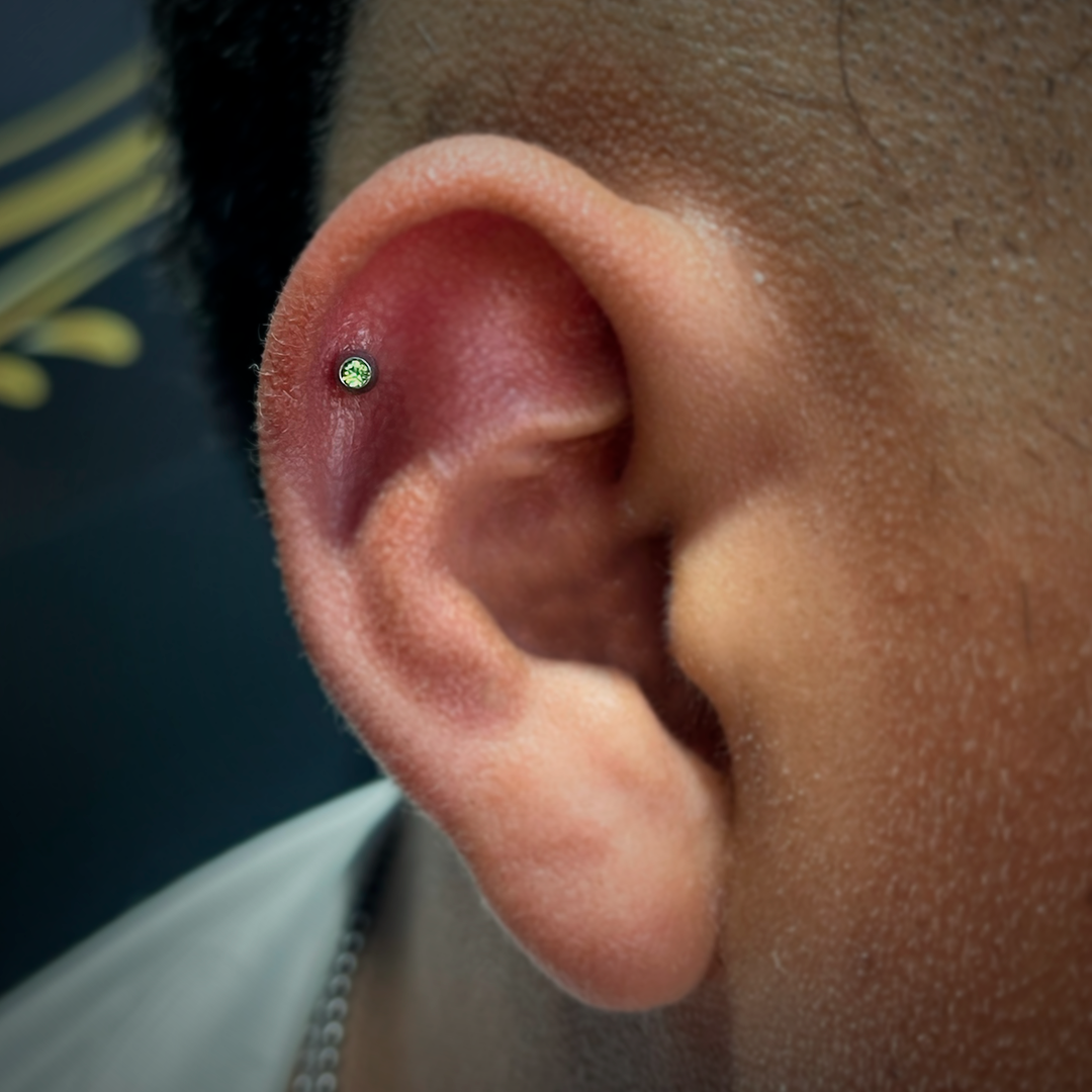 LABRET - ZIRCONIA BALL - ACERO QUIRÚRGICO 316L