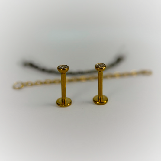 NOSTRIL - CON CADENA - ASTM F136 TITANIUM